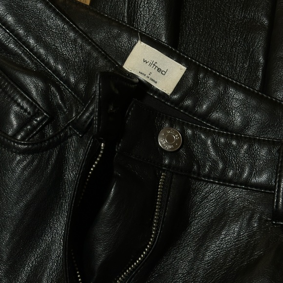 [wilfred] melina leather pant size two - Picture 2 of 3